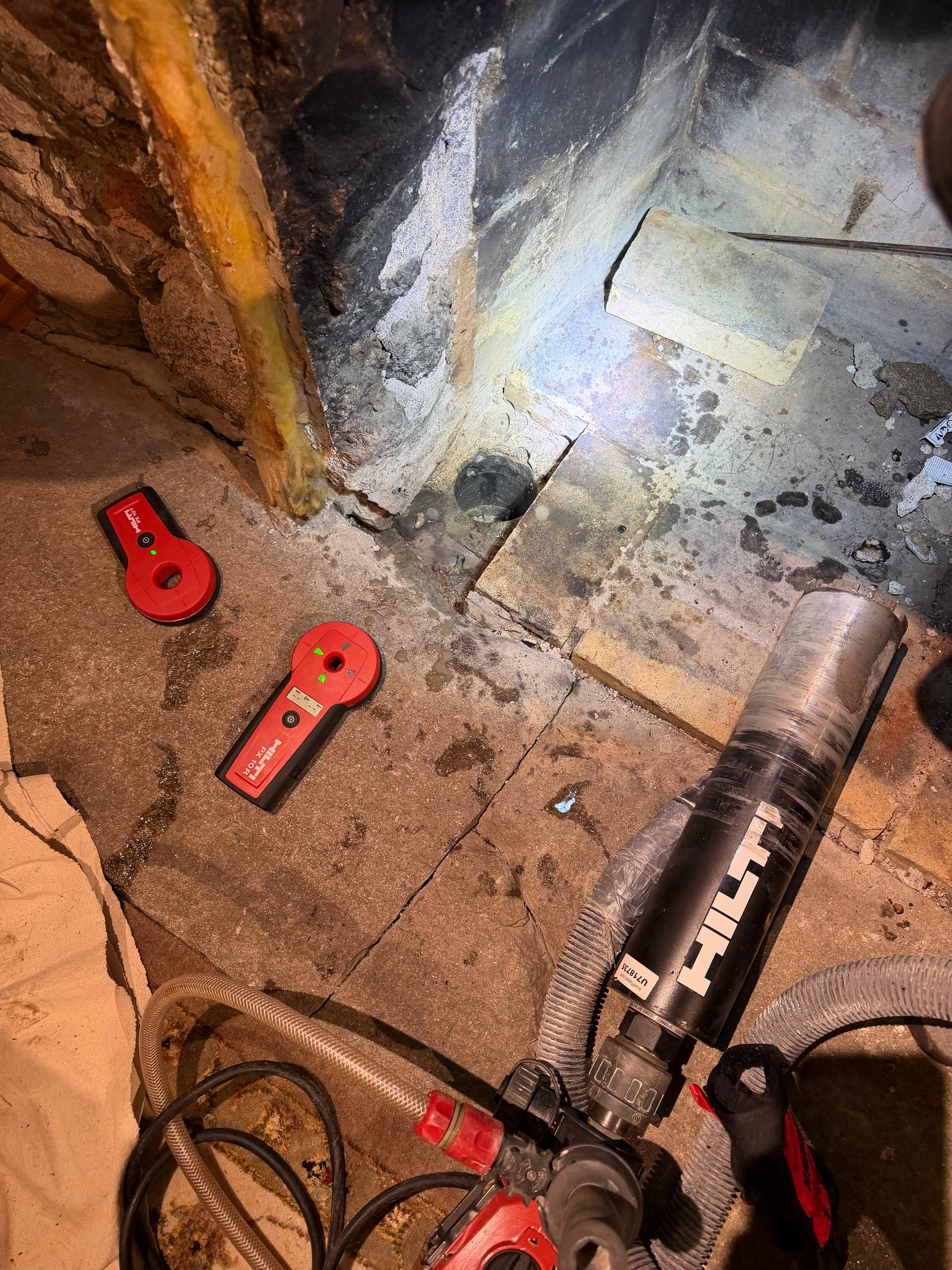 Core drilling equipment